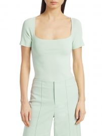 Alice   Olivia - Brynn Fitted Tee at Saks Fifth Avenue